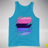 Omnisexual Pride Flag Ripped Reveal Premium Tank Top