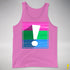 Polysexual Pride Flag Exclamation Point Premium Tank Top