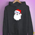 santa cutout bigenderSanta’s Bigender Pride Flag Shades Hoodie - Dark Grey Heather