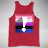 Genderfluid Pride Flag Exclamation Point Premium Tank Top
