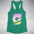 Twink Pride Flag Ripped Reveal Racerback Tank