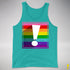 Original LGBTQ Pride Flag Exclamation Point Premium Tank Top