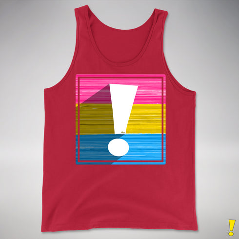 Pansexual Pride Flag Exclamation Point Premium Tank Top