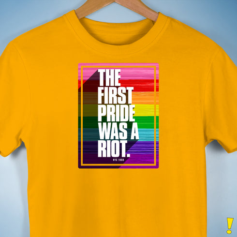 The First Pride Was a Riot - Original 8 Stripe Pride Premium Unisex