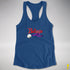 Believe Lesbian Labrys Pride Flag Jingle Bell Racerback Tank - Royal