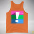 Polysexual Pride Flag Exclamation Point Premium Tank Top