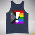 LGBTQ Progress Pride Flag Exclamation Point Premium Tank Top