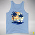 Gay Male Pride Hammock Summer Beach Sunset Premium Tank Top