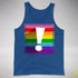 Original LGBTQ Pride Flag Exclamation Point Premium Tank Top