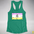 Twink Pride Pirate Flag Racerback Tank - Kelly Green