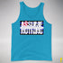 Assume Nothing Leather Pride Flag Premium Tank Top
