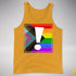 LGBTQ Progress Pride Flag Exclamation Point Premium Tank Top