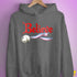 Believe Bigender Pride Flag Jingle Bell Hoodie - Grey Heather