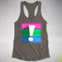 Polysexual Pride Flag Exclamation Point Racerback Tank