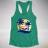 Lesbian Labrys Pride Hammock Summer Beach Sunset Racerback Tank