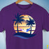 Drag Pride Hammock Summer Beach Sunset Premium Unisex T-Shirt