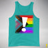 LGBTQ Progress Pride Flag Exclamation Point Premium Tank Top