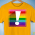 Original LGBTQ Pride Flag Exclamation Point Premium Unisex