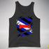 Puppy Pride Flag Ripped Reveal Premium Tank Top