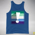 Gay Male Pride Flag Exclamation Point Premium Tank Top