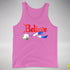 Believe Drag Pride Flag Jingle Bell Premium Tank Top - Neon Pink