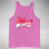 Believe Twink Pride Flag Jingle Bell Premium Tank Top - Neon Pink