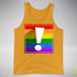 LGBTQ Pride Flag Exclamation Point Premium Tank Top
