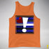 Leather Pride Flag Exclamation Point Premium Tank Top