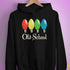 Old School Vintage Christmas Lights Hoodie - Black