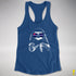 Pride Sloth Leather Flag Sunglasses Racerback Tank