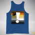 Bear Pride Flag Exclamation Point Premium Tank Top - Royal Blue