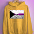 Demisexual Pride Pirate Flag Hoodie - Mustard