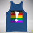 LGBTQ Philly Pride Flag Exclamation Point Premium Tank Top