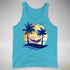 Lesbian Labrys Pride Hammock Summer Beach Sunset Premium Tank Top