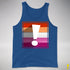 Lesbian Pride Flag Exclamation Point Premium Tank Top