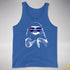 Pride Sloth Leather Flag Sunglasses Premium Tank Top