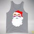 Santa’s Lesbian Pride Flag Shades Premium Tank Top - Grey Heather
