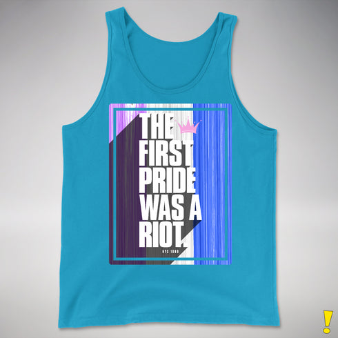 The First Pride Was a Riot - Drag Pride Premium Tank Top