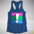 Polysexual Pride Flag Exclamation Point Racerback Tank