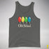 Old School Vintage Christmas Lights Tank Top - Smoke Grey
