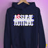 Assume Nothing Leather Pride Flag Hoodie