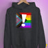 LGBTQ Progress Pride Flag Exclamation Point Hoodie