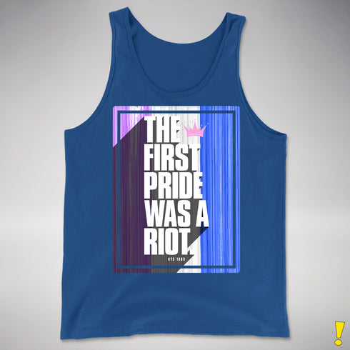 The First Pride Was a Riot - Drag Pride Premium Tank Top