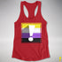 Nonbinary Pride Flag Exclamation Point Racerback Tank