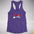 Believe Bigender Pride Flag Jingle Bell Racerback Tank - Purple