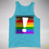 LGBTQ Philly Pride Flag Exclamation Point Premium Tank Top