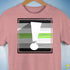 Agender Pride Flag Exclamation Point Premium Unisex T-Shirt - Mauve Heather