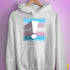 Transgender Pride Flag Exclamation Point Hoodie