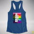 The First Pride Was A Riot - Original 8 Stripe Pride Racerback Tank