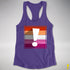 Lesbian Pride Flag Exclamation Point Racerback Tank